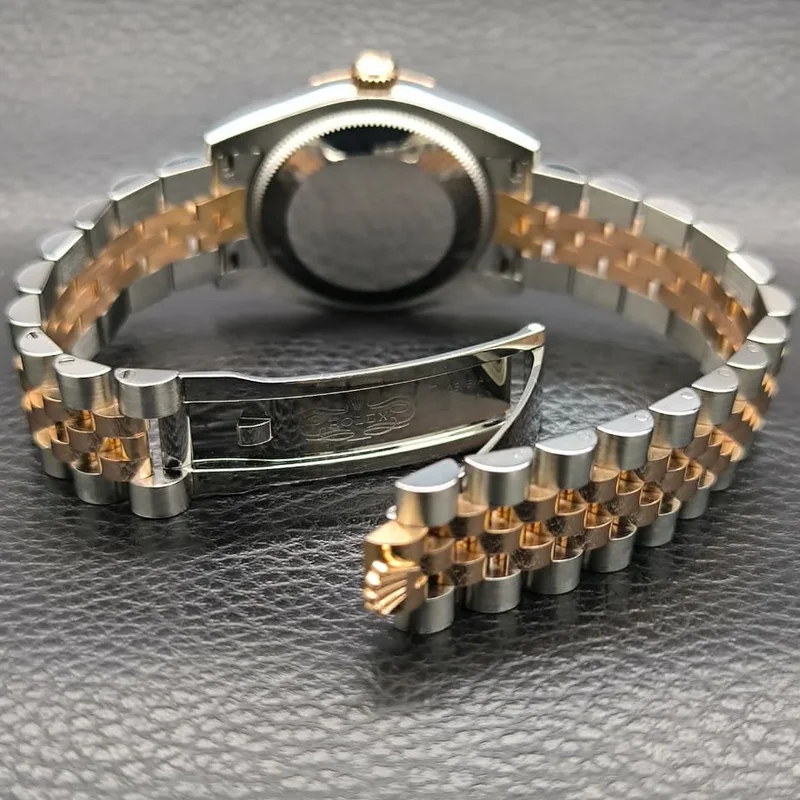 Thumb Datejust 31 Rolesor Everose Fluted / Jubilee / Pink