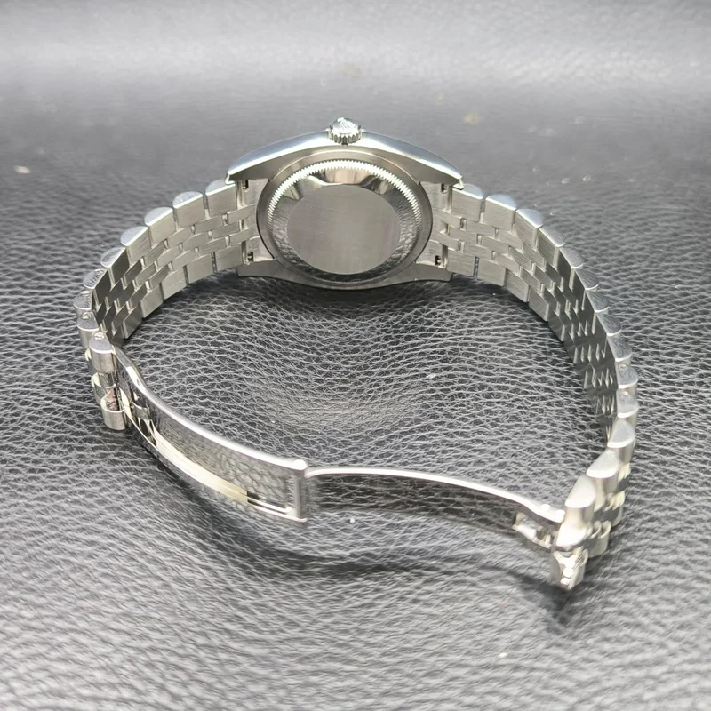 Thumb Datejust 36 Stainless Steel Domed / Jubilee / Blue Roman