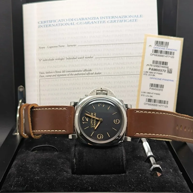 Thumb Luminor 1950 47 3 Days Stainless Steel / Black