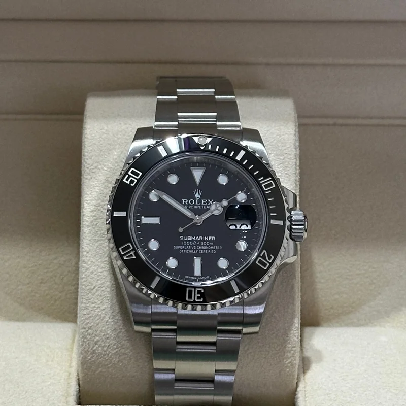 Thumb Submariner Date Stainless Steel / Black / Cerachom