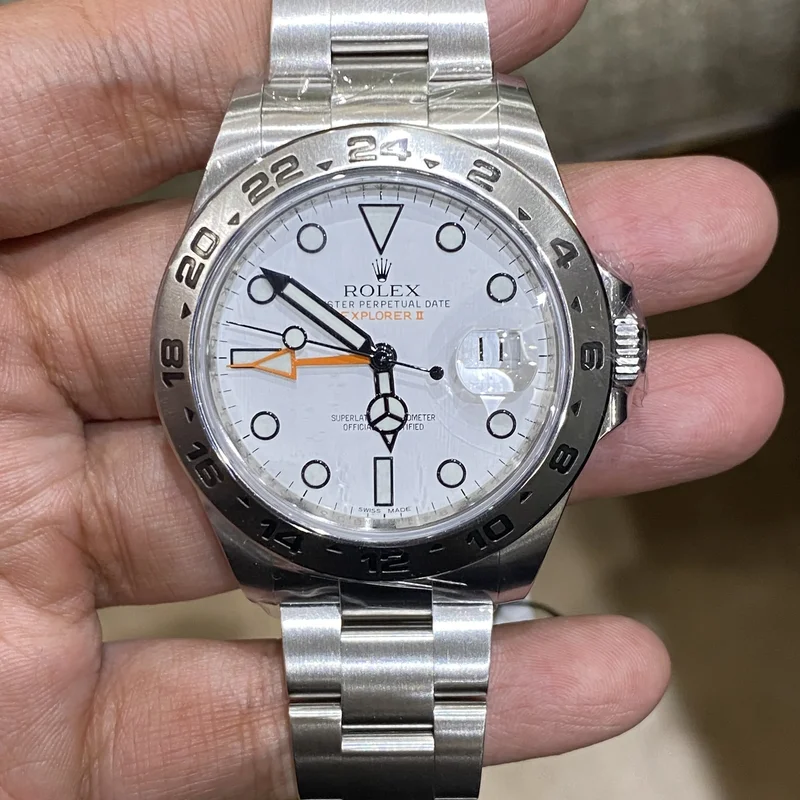 Explorer II Stainless Steel / White