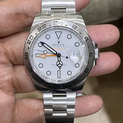 Explorer II Stainless Steel / White