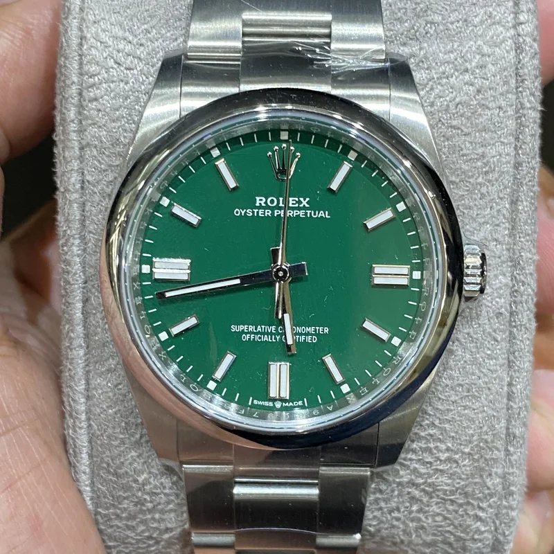 Oyster Perpetual 36 Stainless Steel / Green