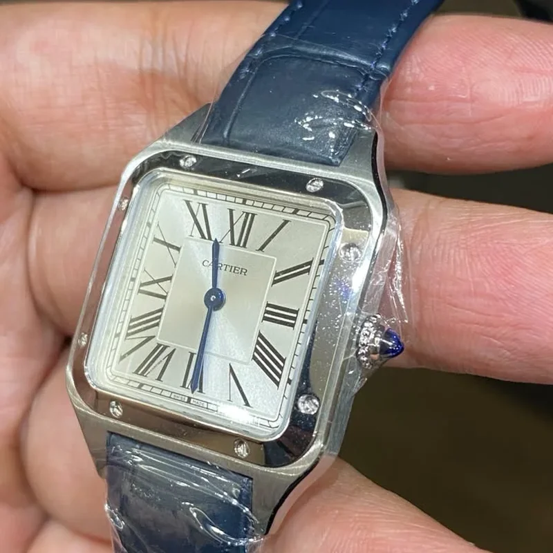 Thumb Santos Dumont Small Stainless Steel / Strap