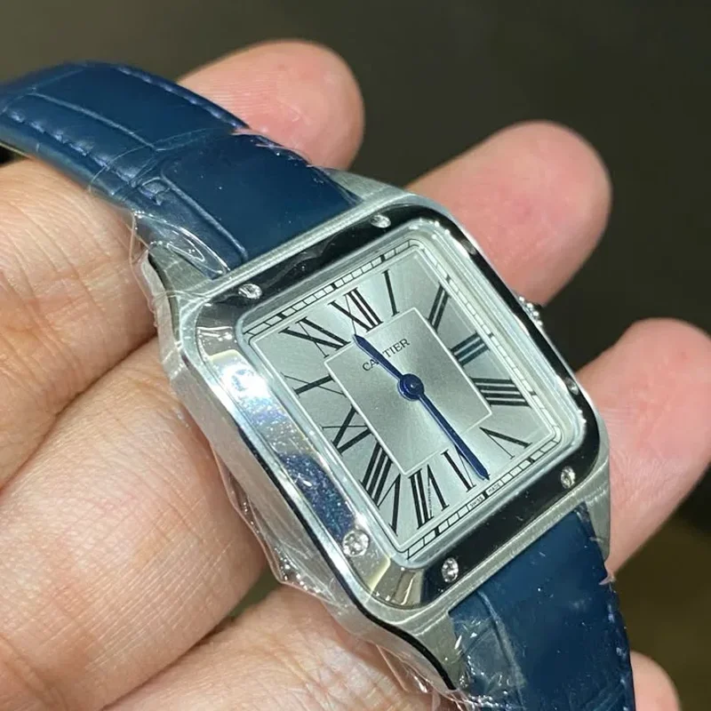 Thumb Santos Dumont Small Stainless Steel / Strap