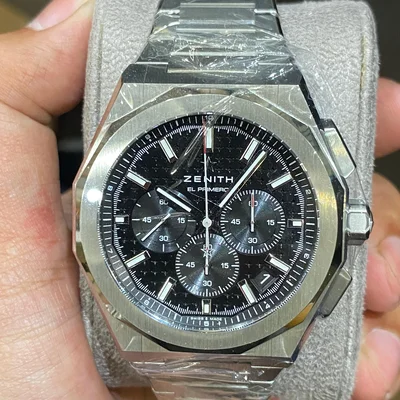 Defy Skyline Chronograph Stainless Steel / Black