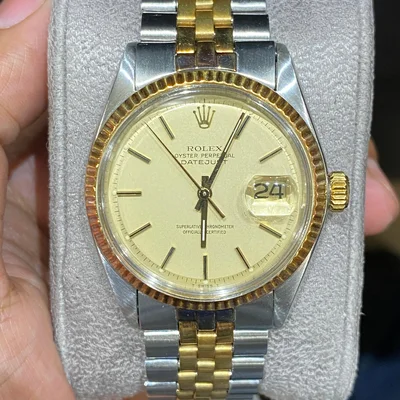 ROLEX DATEJUST 1601 Twotone Automatic