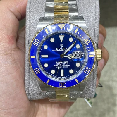 Submariner Date 41 Stainless Steel / Yellow Gold / Blue