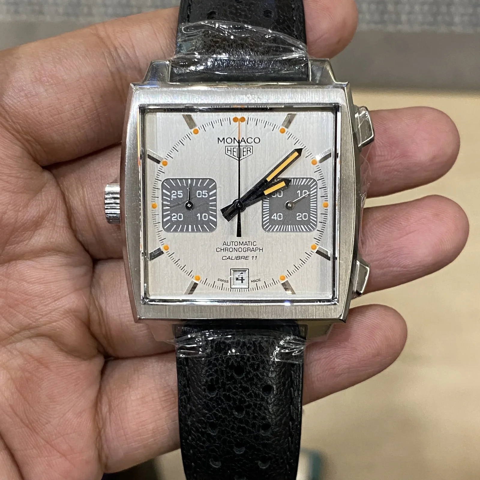 Monaco Calibre 11 Stainless Steel / China