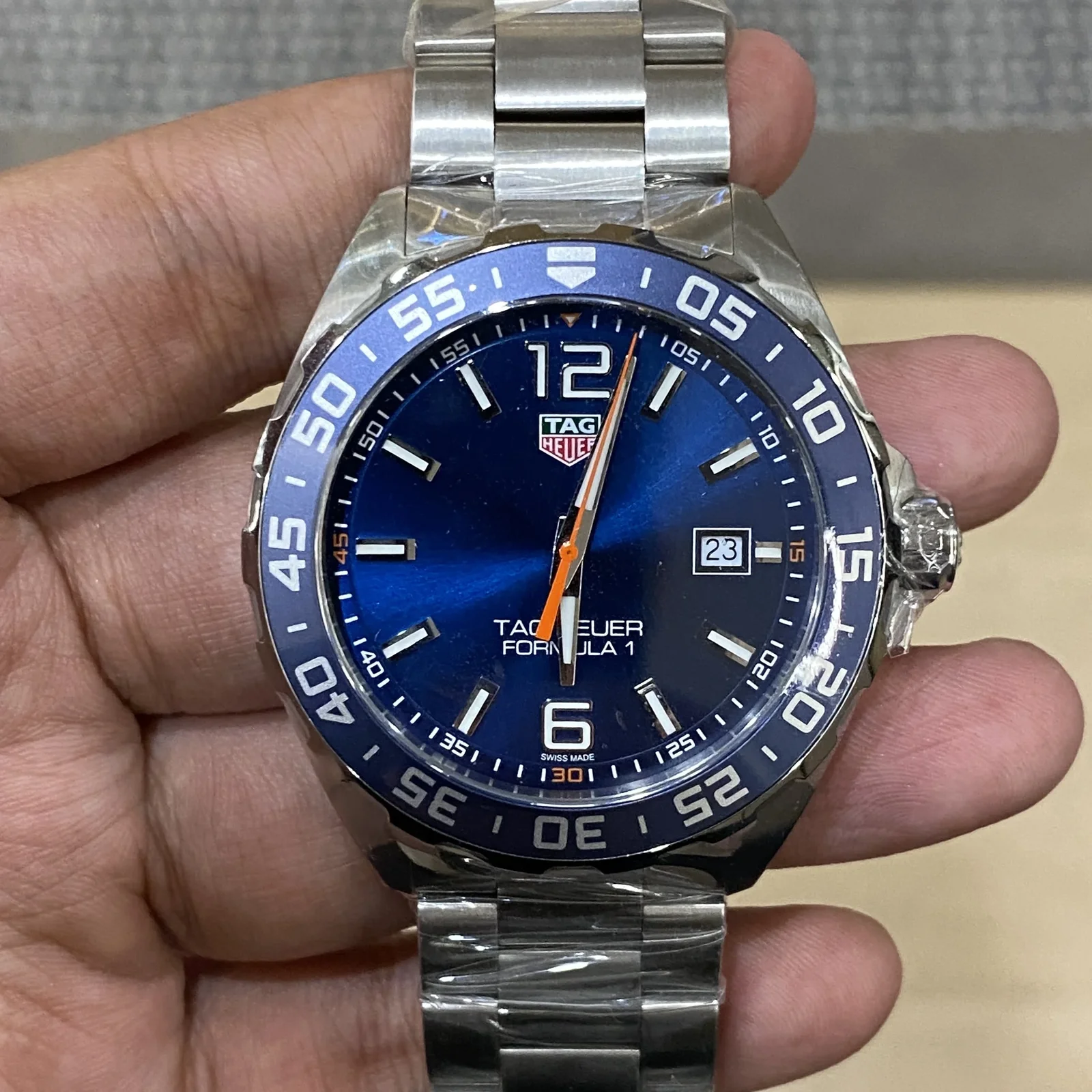 Formula 1 Quartz 43 Stainless Steel / Blue / Bracelet