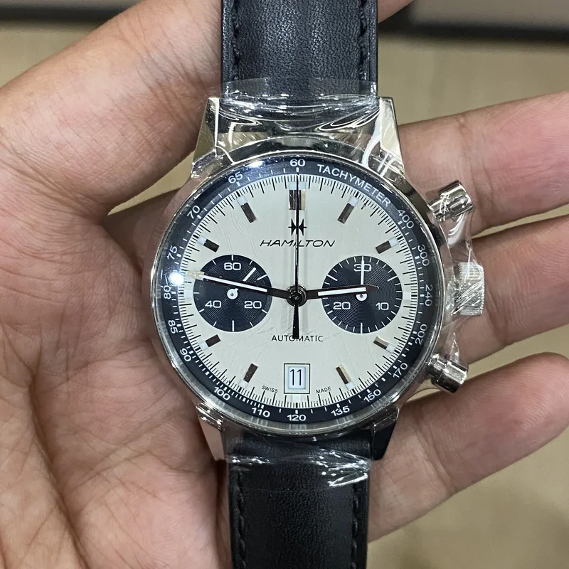 Intra-Matic 68 Auto Chrono Stainless Steel / Silver / Strap
