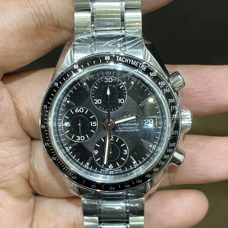 Speedmaster Date 40 Stainless Steel / Black / Bracelet