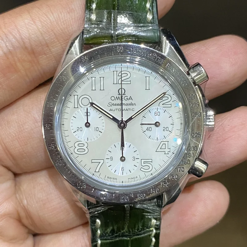 Speedmaster Reduced Ladies Stainless Steel / MOP / White