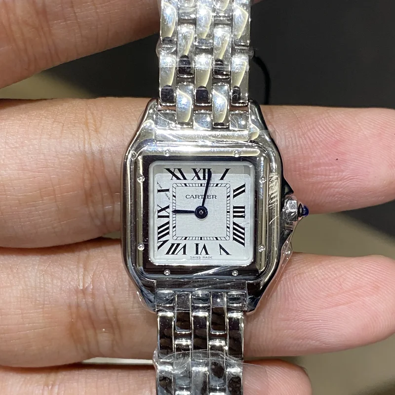 Panthere Small Stainless Steel White