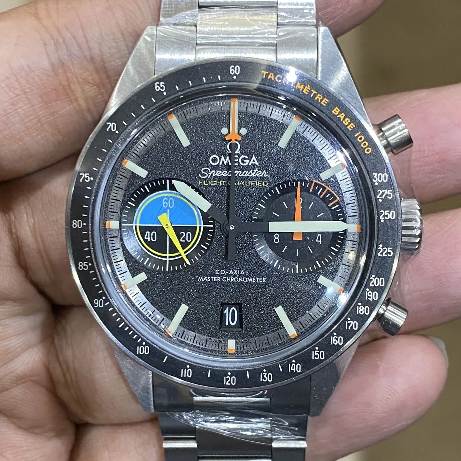Speedmaster Pilot  Flight Qualified Stainless Steel / Black