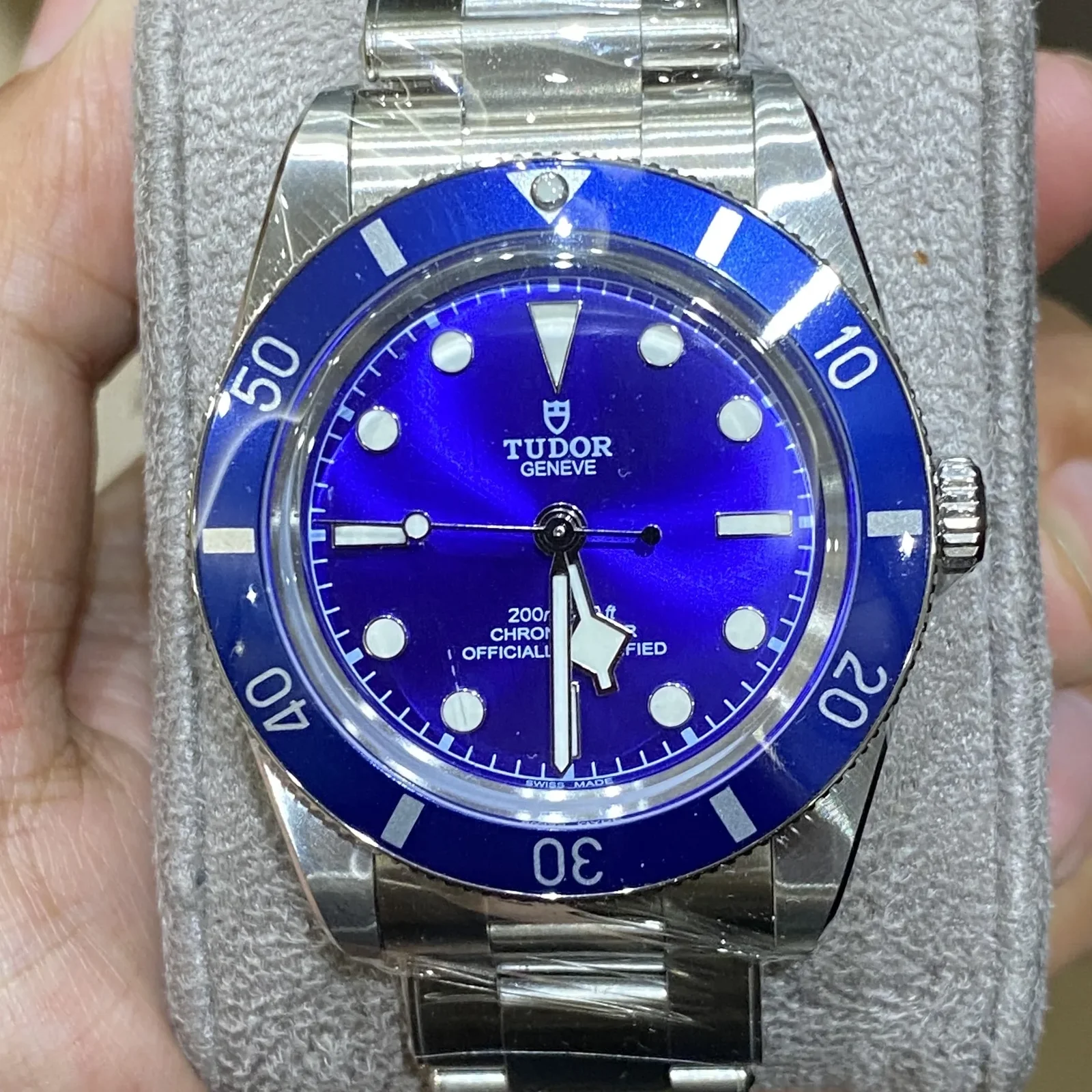 Black Bay Fifty-Four Stainless Steel Blue / Bracelet 