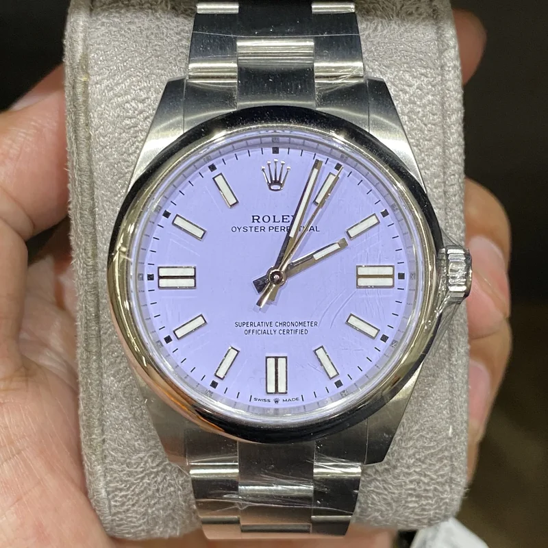 Oyster Perpetual 41 Stainless Steel / Lavender