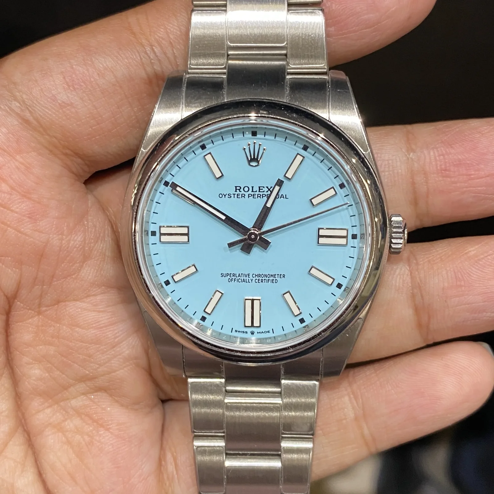 Oyster Perpetual 41 Stainless Steel / Turquoise