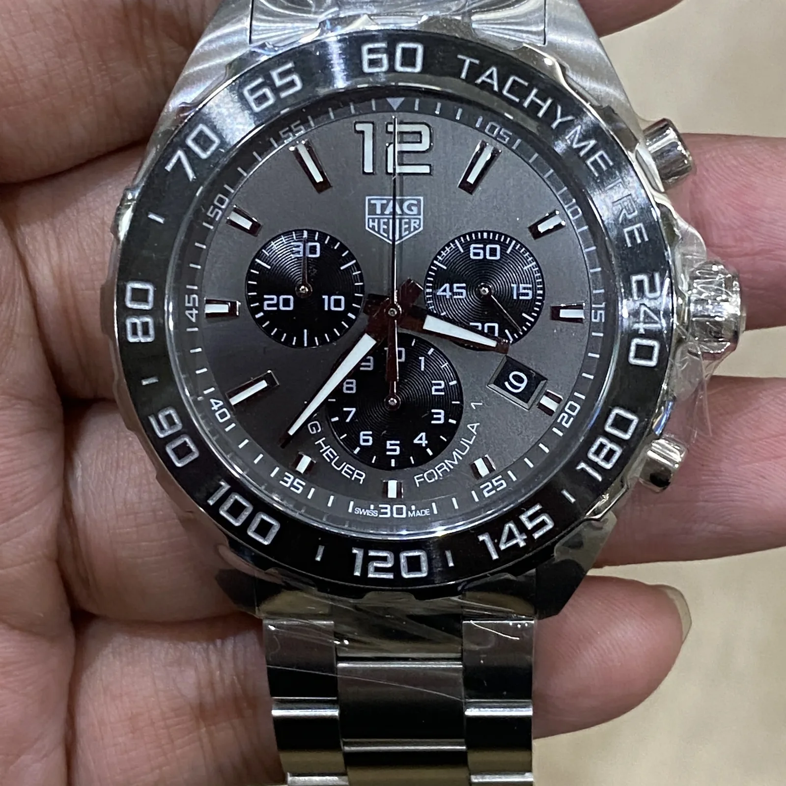 Formula 1 Chronograph Quartz 43 Stainless Steel / Grey / Bracelet