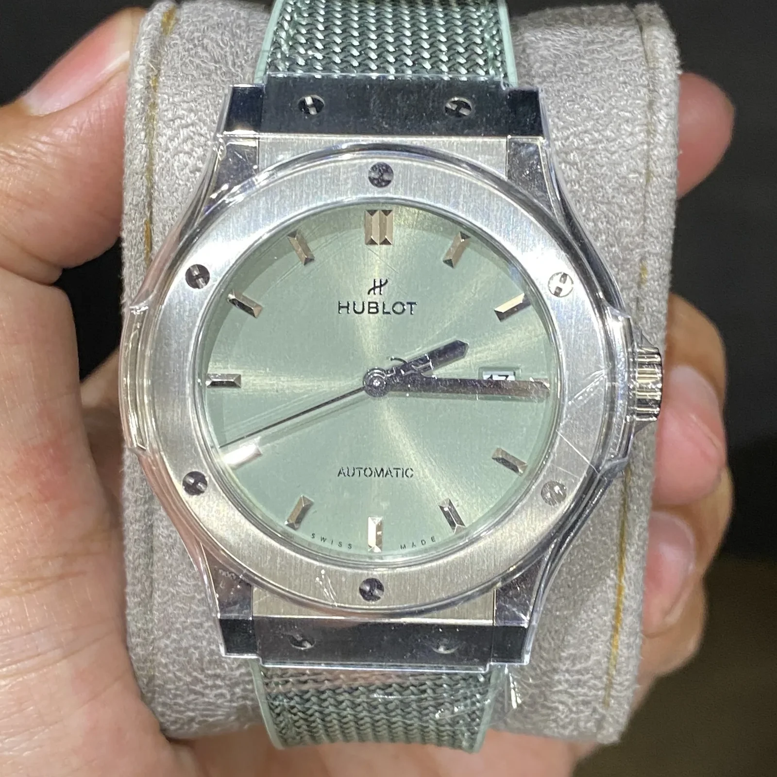 Classic Fusion 42 Titanium / Sage Green