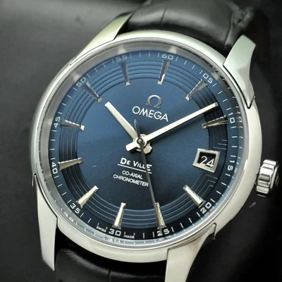 De Ville Hour Vision Co-Axial Stainless Steel / Blue / Orbis