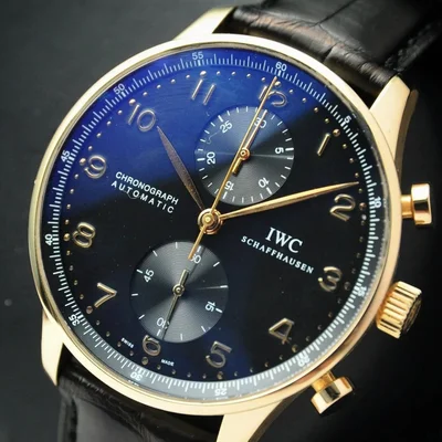 Portuguese Chrono-Automatic Rose Gold / Black