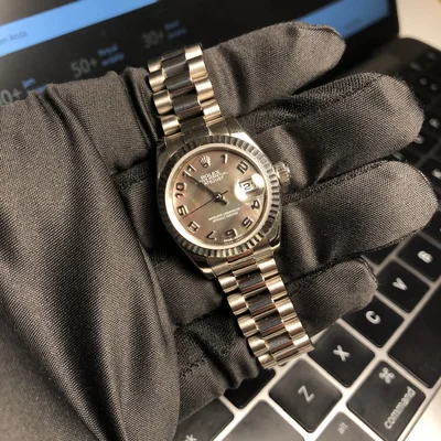 Lady-Datejust 26 MOP / White Gold 