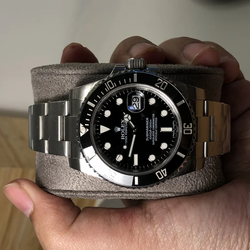 Thumb Submariner Date Stainless Steel / Black / Cerachom