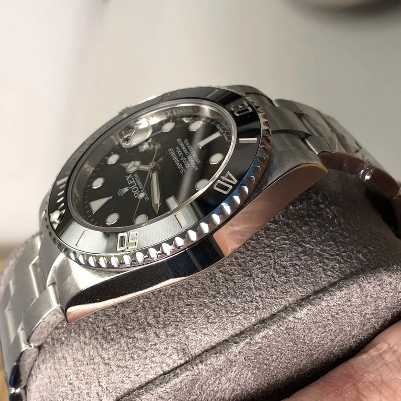 Thumb Submariner Date Stainless Steel / Black / Cerachom