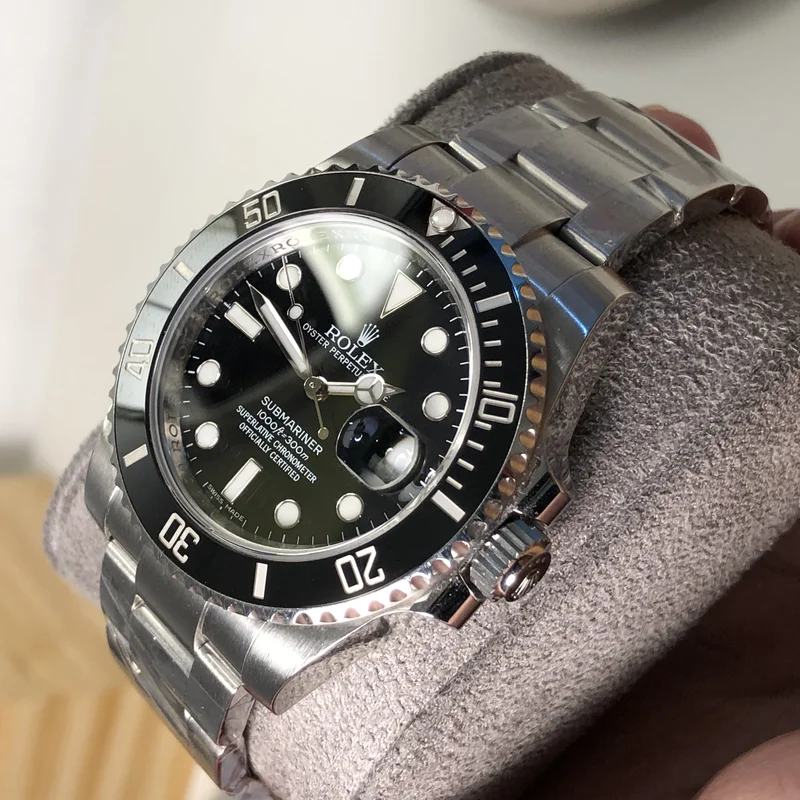 Thumb Submariner Date Stainless Steel / Black / Cerachom