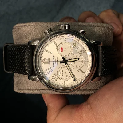 Mille Miglia Chronograph Silver / Rubber