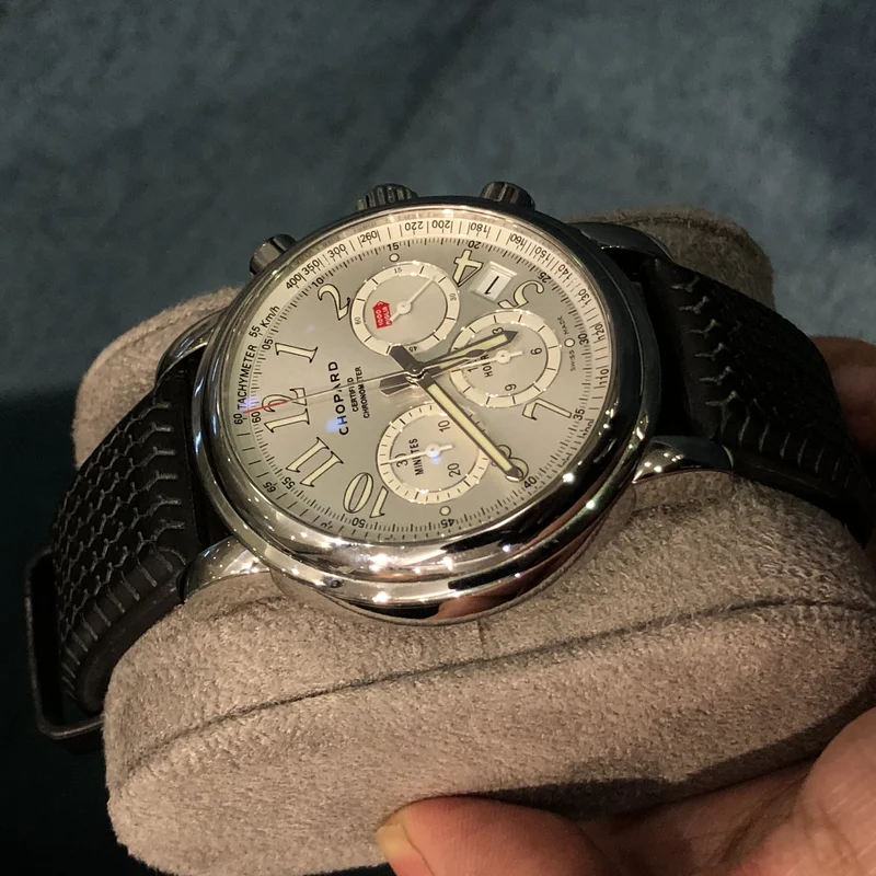 Thumb Mille Miglia Chronograph Silver / Rubber