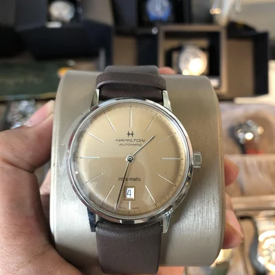 Intra-Matic 38 Stainless Steel / Champagne