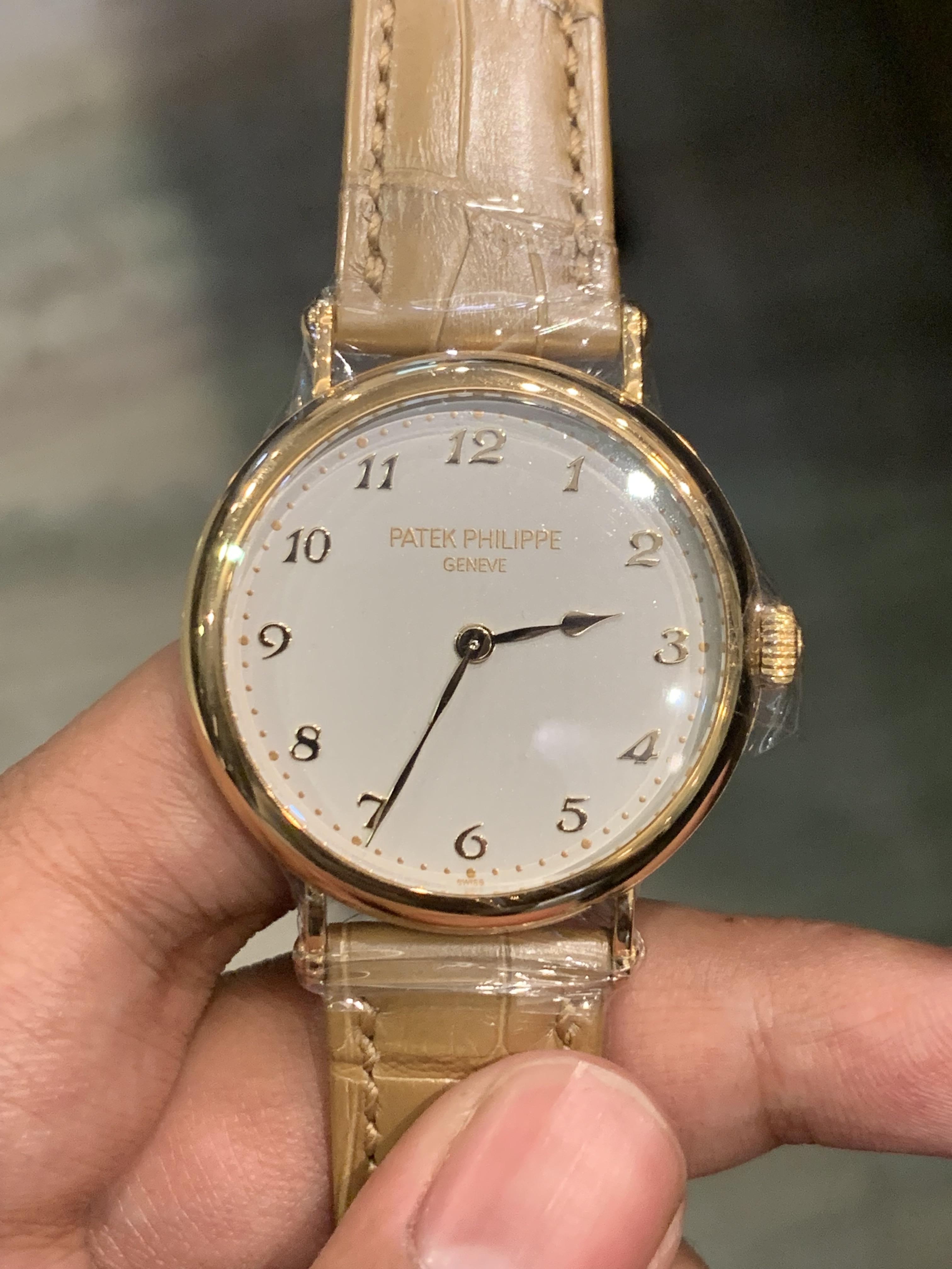 Jual Patek Philippe Calatrava 7200 Rose Gold Silver 7200R 001 Original