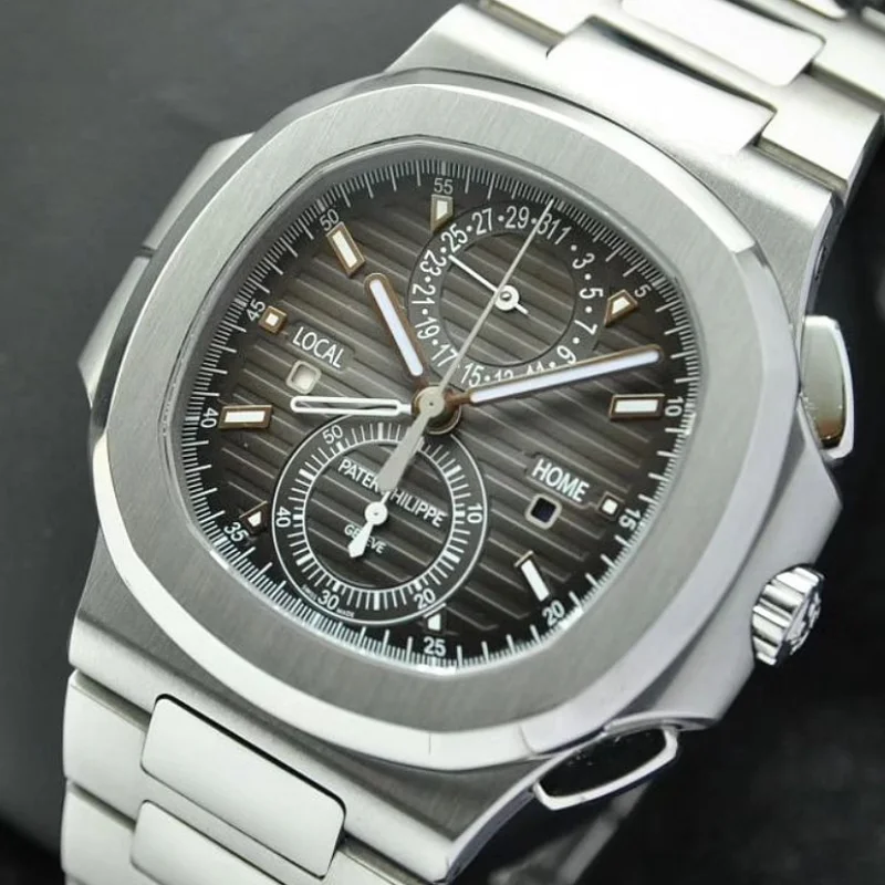 Nautilus Travel Time Stainless Steel / Black