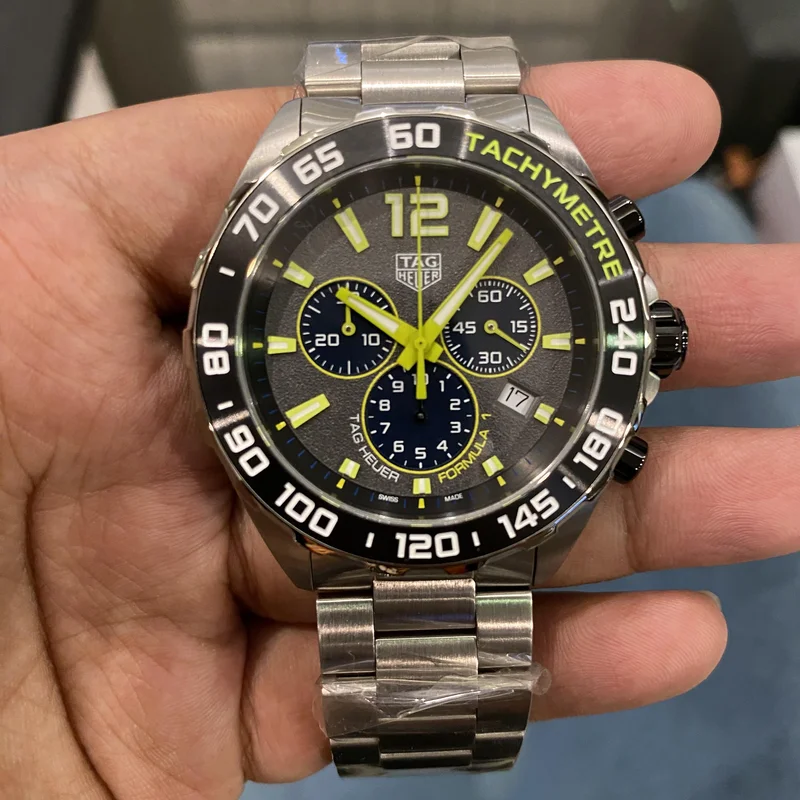 Formula 1 Chronograph Quartz 43 Stainless Steel / Grey / Bracelet