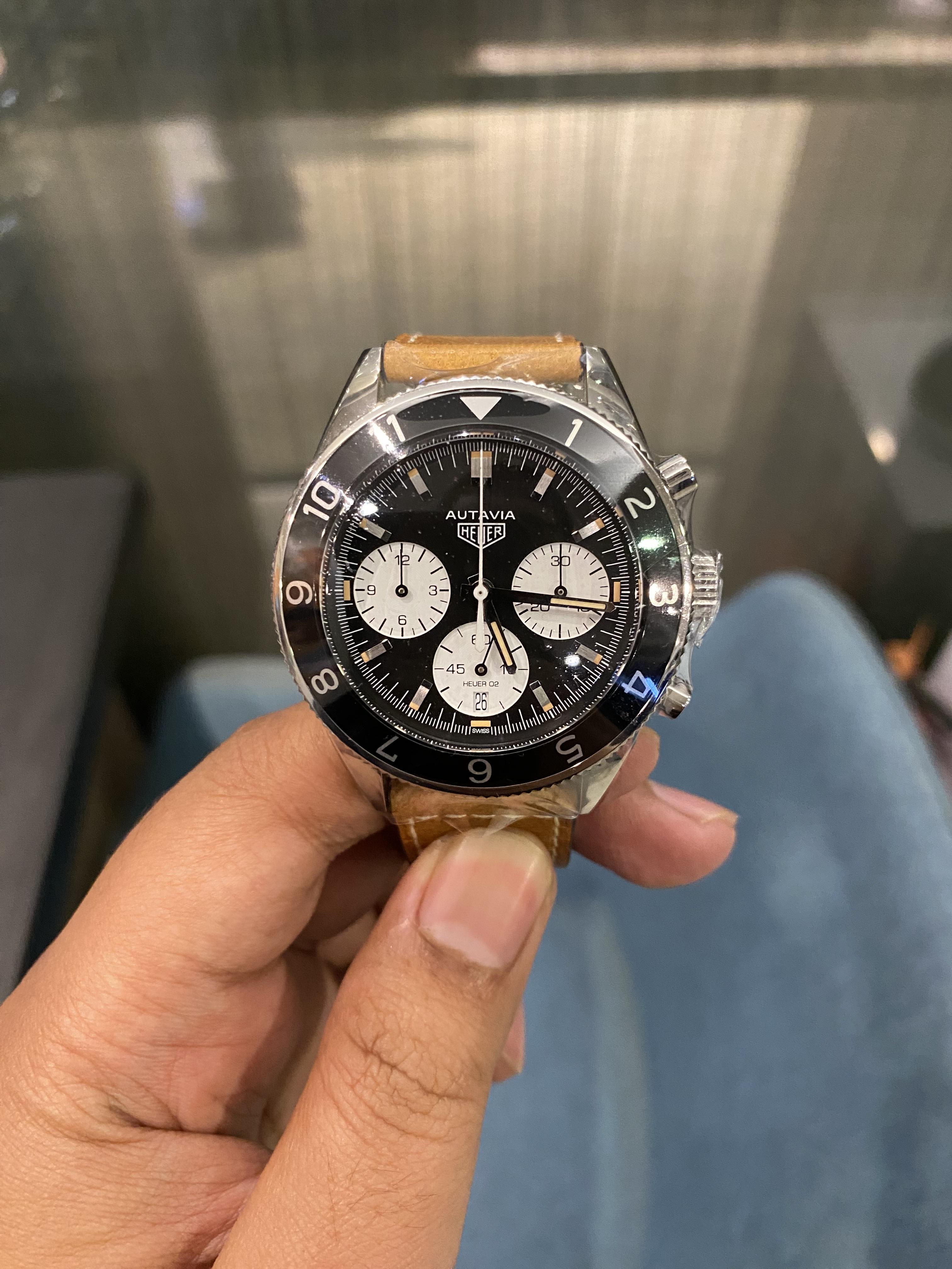 Tag Heuer Autavia Chronograph On Wrist Heuer Carrera Autavia