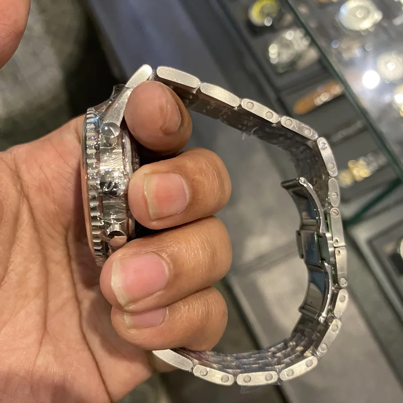 Thumb Navitimer B01 Chronograph 41 Stainless Steel / Blue / Bracelet