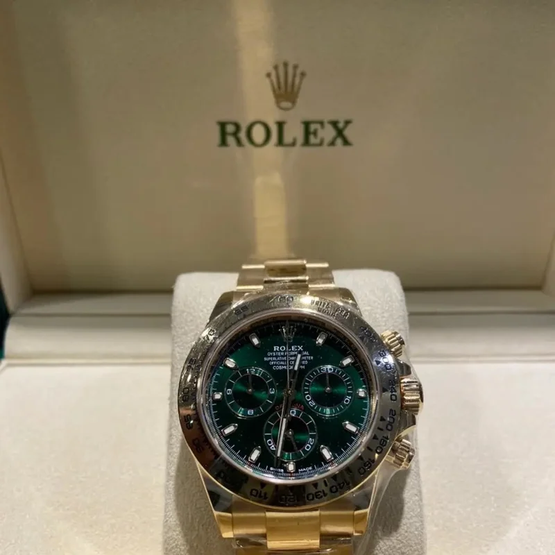Cosmograph Daytona Yellow Gold / Green