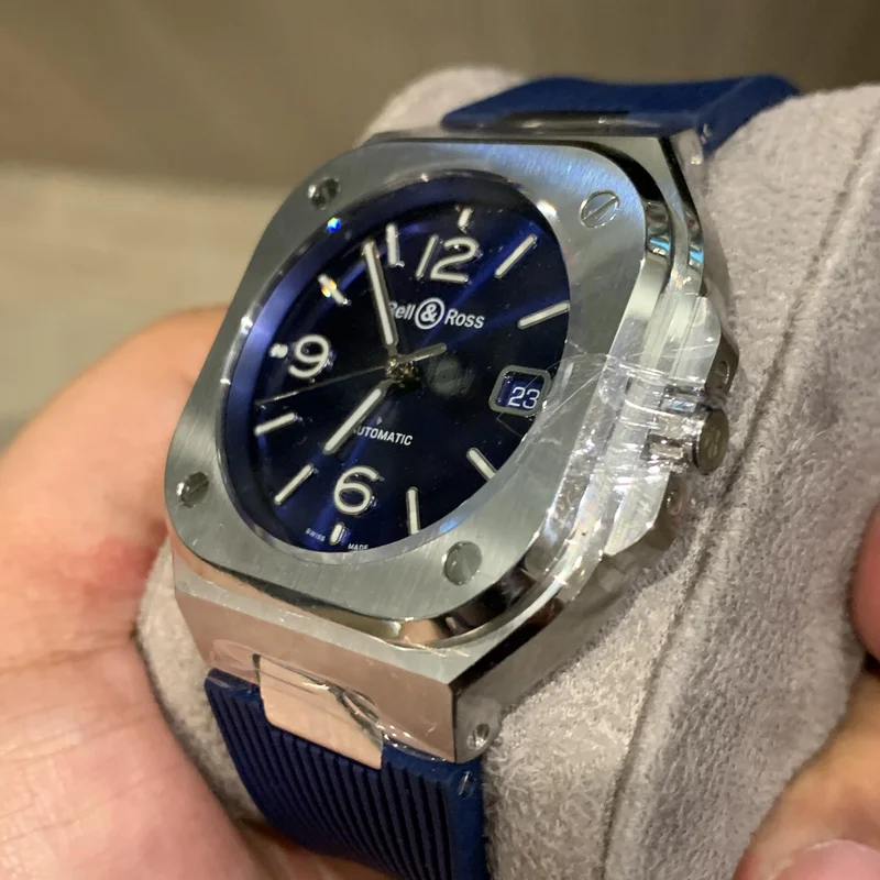 Thumb BR 05 Stainless Steel / Blue / Rubber