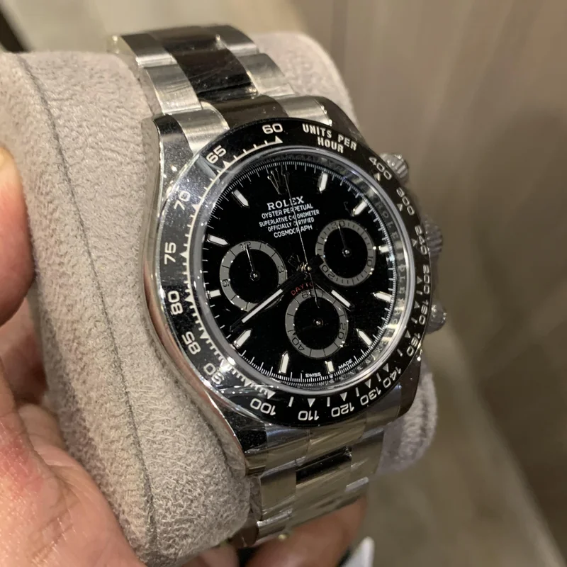 Thumb Cosmograph Daytona Stainless Steel - Cerachrom / Black / Oyster