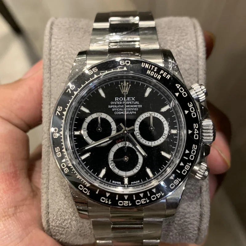 Thumb Cosmograph Daytona Stainless Steel - Cerachrom / Black / Oyster