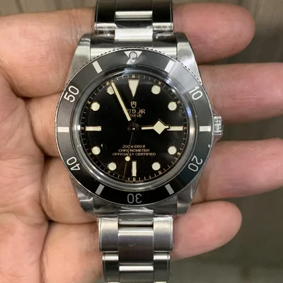 Black Bay Fifty-Four Stainless Steel / Black / Bracelet