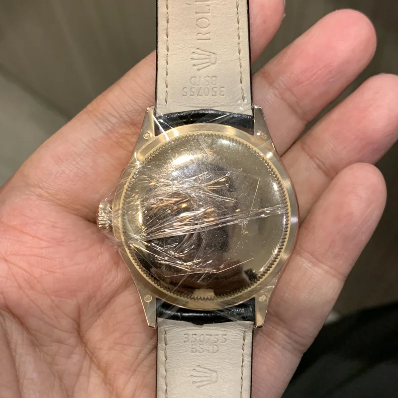 Thumb Cellini Dual Time Everose / Silver / Alligator Black