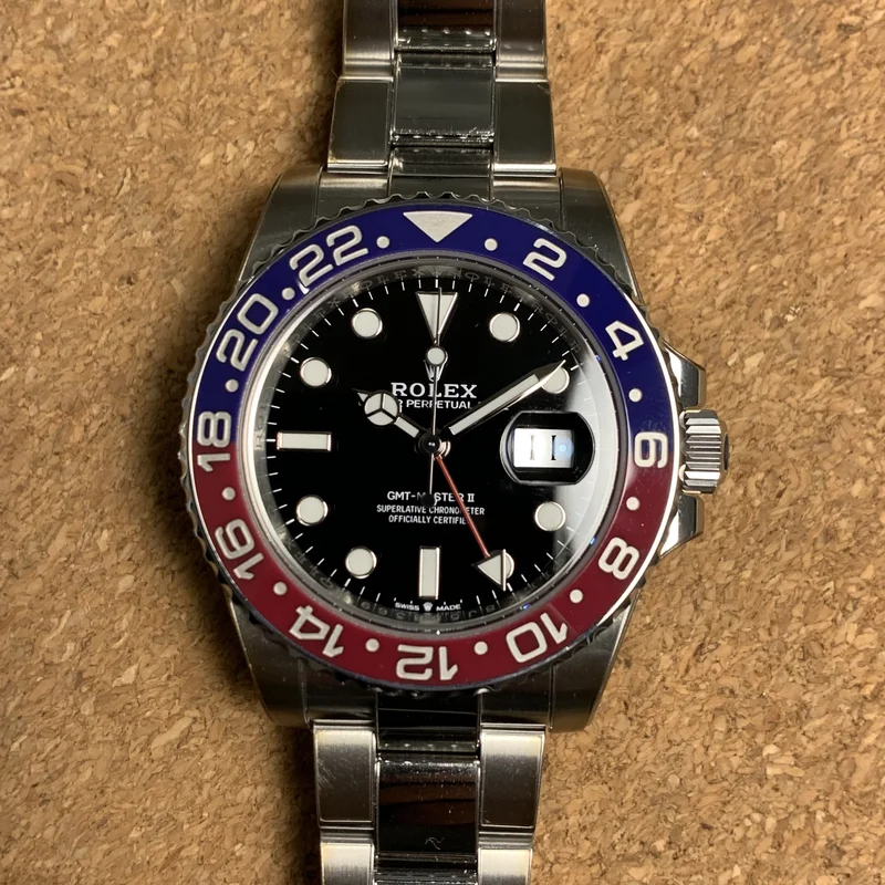 Thumb GMT-Master II Stainless Steel / BLRO / Oyster