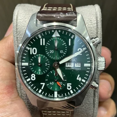 Pilot's Watch Chronograph 41 Stainless Steel / Green