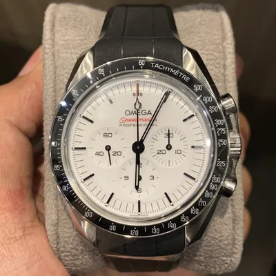 Speedmaster Moonwatch Professional White / Rubber