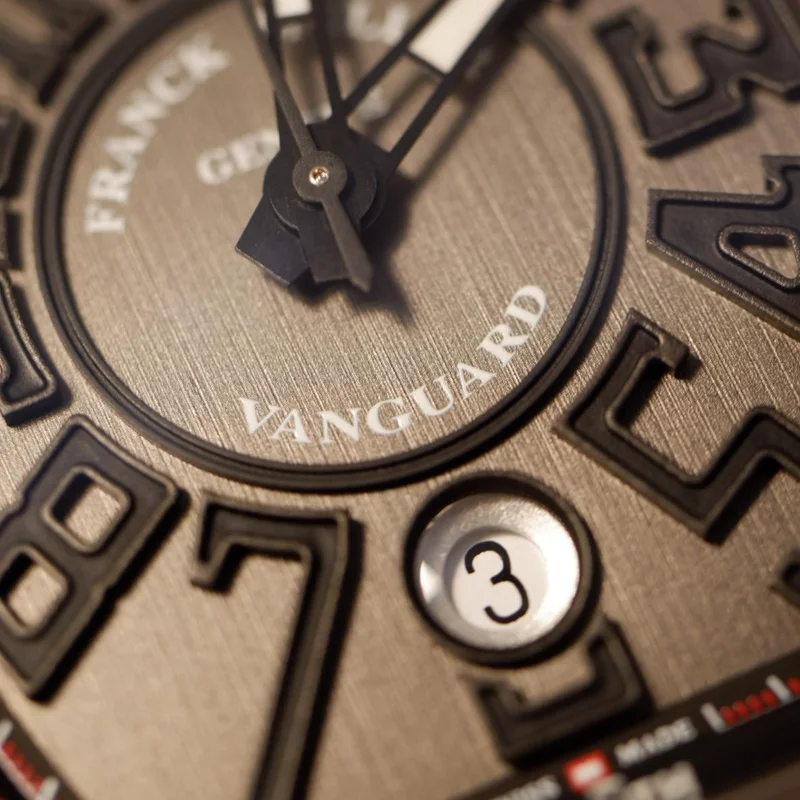 Thumb Vanguard Steel Black Alligator Leather Strap