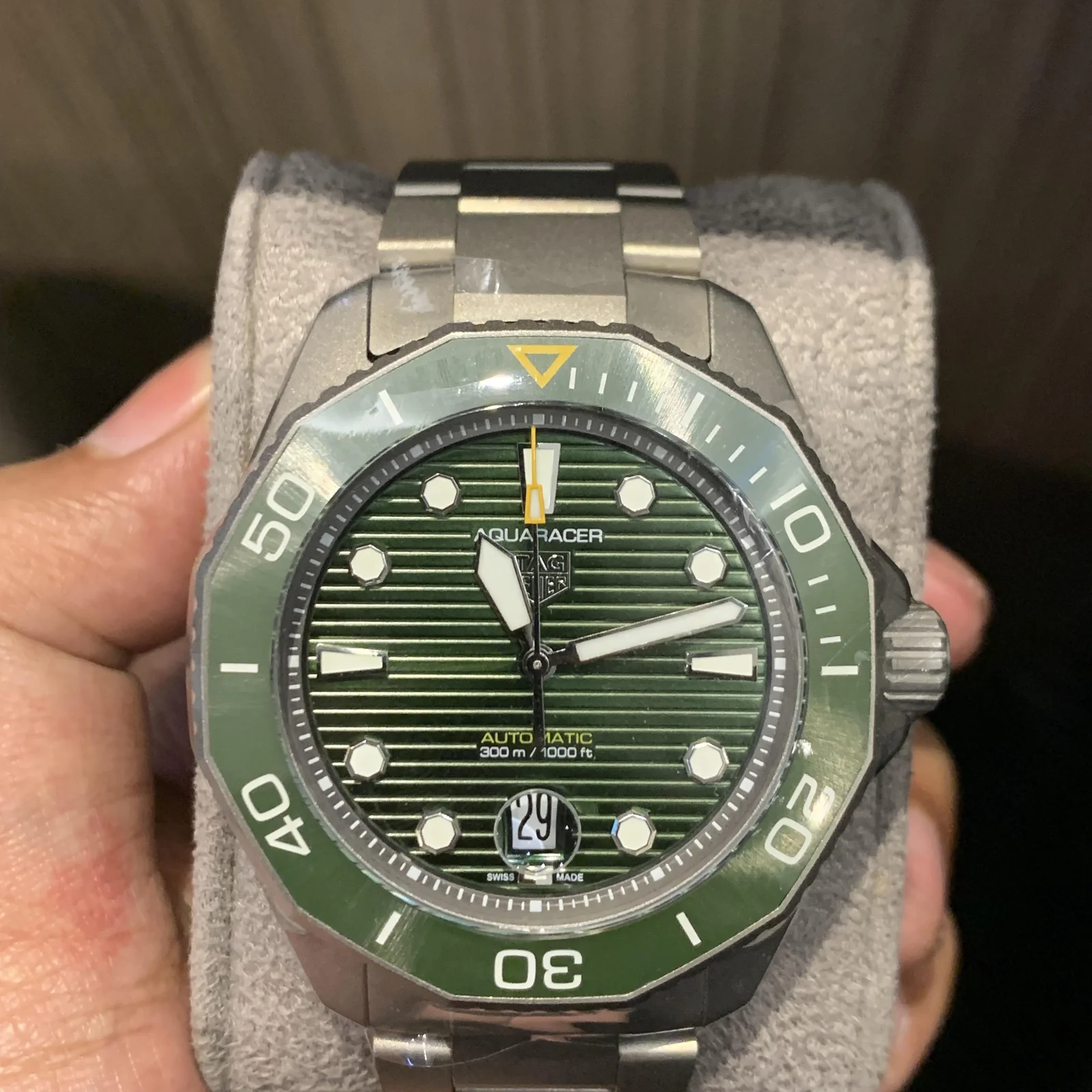 Orologio Tag Heuer Aquaracer Professional 200 Solargraph Titanio 40mm Quarzo WBP1180.BF0000