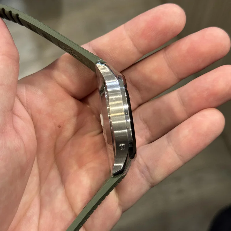 Thumb Aquanaut Chronograph 5968 White Gold / Green / Rubber